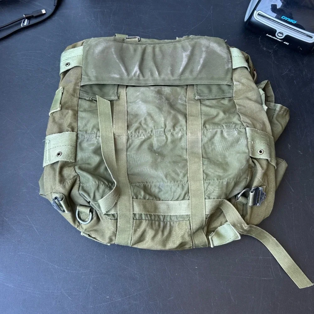 Vintage Military ALICE Field Pack Rucksack Olive Drab Canvas Backpack USA Made